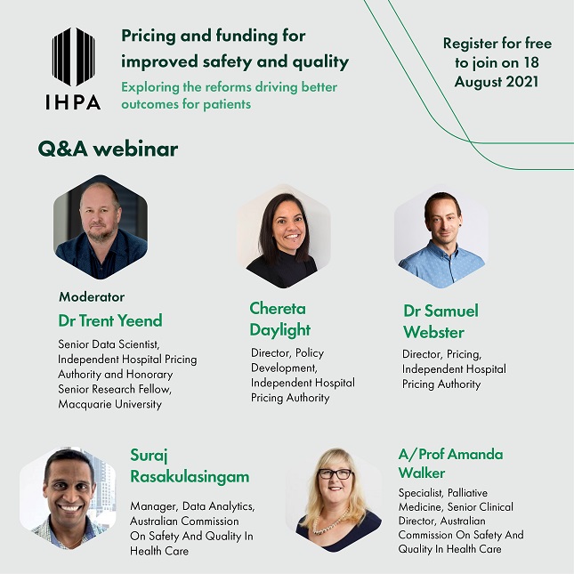 Pricing and funding for improved safety and quality
