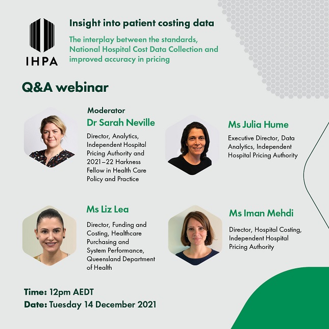 Insight into patient costing data