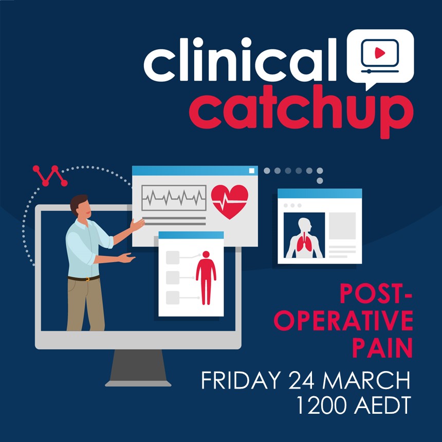 Clinical Catchup Webinar - Post Operative Pain