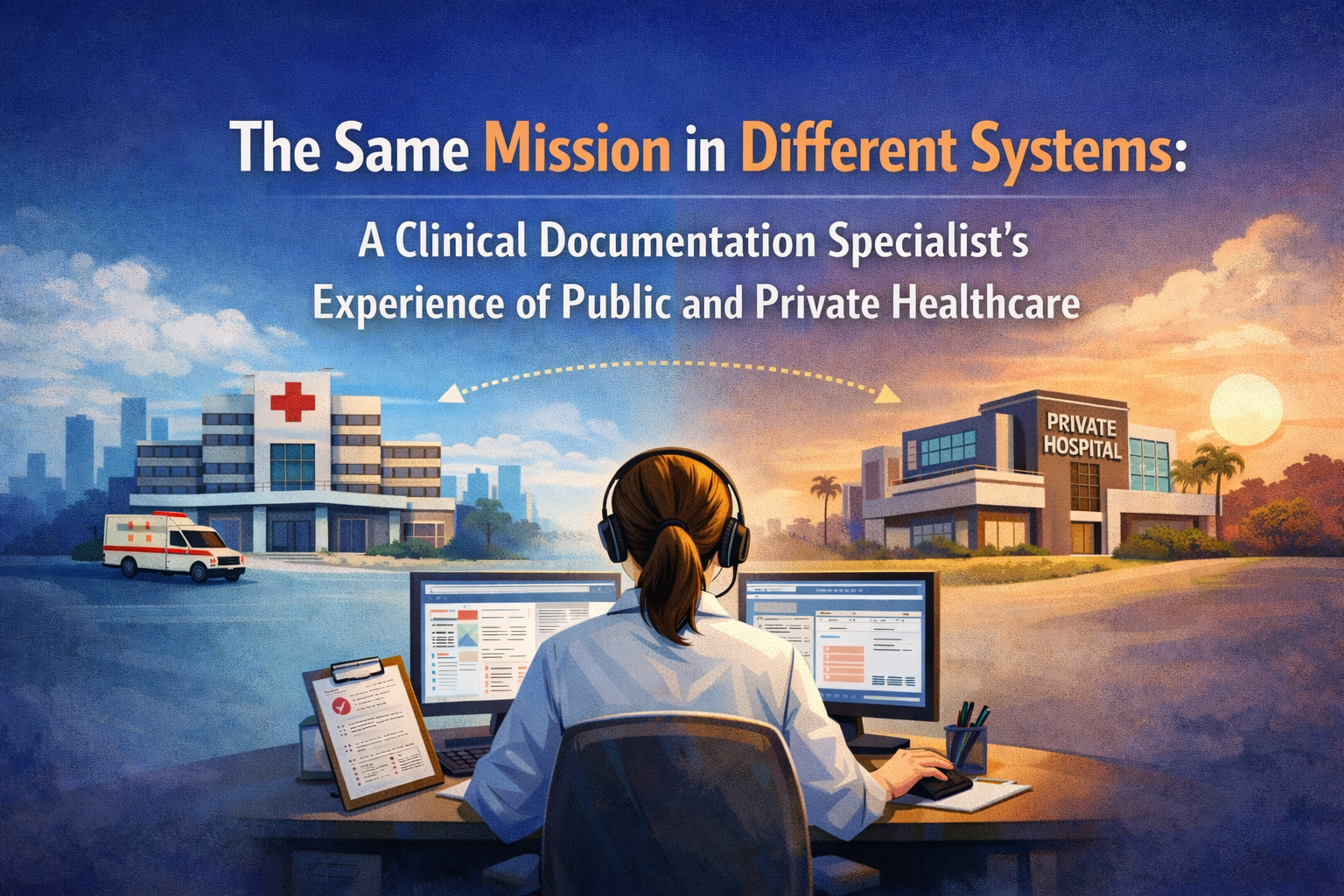 The Same Mission in Different Systems: A Clinical Documentation Specialists Experience of Public and Private Healthcare