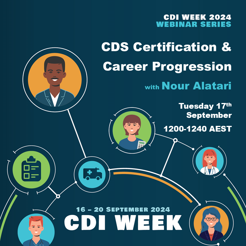 CDI Week Webinar: CDS Certification & Career Progression